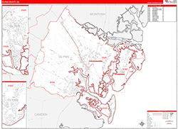 Red Line Map Example