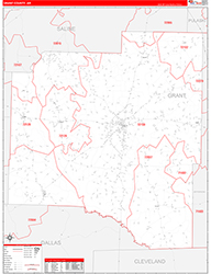 Red Line Map Example