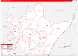 Red Line Map Example