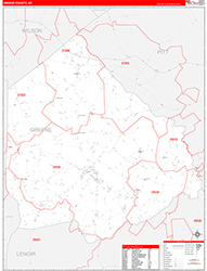 Red Line Map Example