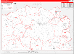 Red Line Map Example