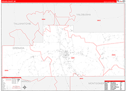 Red Line Map Example