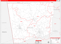 Red Line Map Example