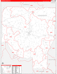 Red Line Map Example