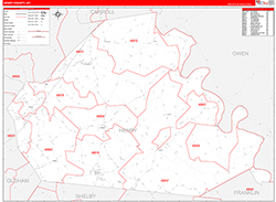 Red Line Map Example