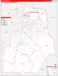 Red Line Map Example