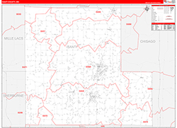 Red Line Map Example
