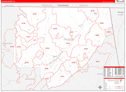 Red Line Map Example