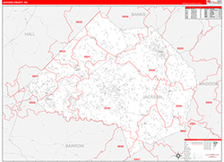 Red Line Map Example