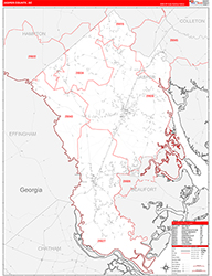 Red Line Map Example