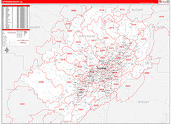 Red Line Map Example