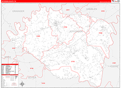 Red Line Map Example