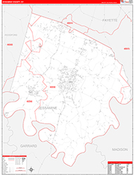 Red Line Map Example