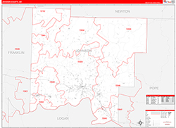Red Line Map Example