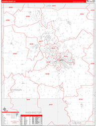 Red Line Map Example
