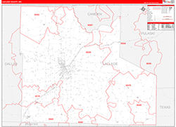 Red Line Map Example