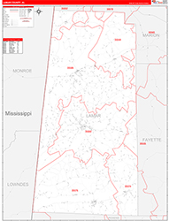 Red Line Map Example