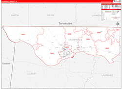 Red Line Map Example