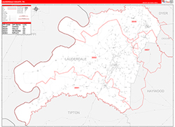 Red Line Map Example