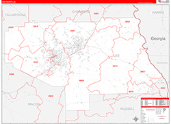 Red Line Map Example