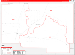 Red Line Map Example