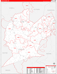 Red Line Map Example