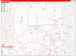Red Line Map Example