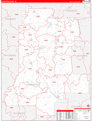 Red Line Map Example