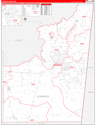 Red Line Map Example