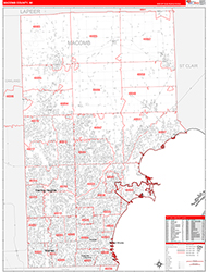 Red Line Map Example