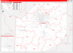 Red Line Map Example