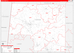 Red Line Map Example