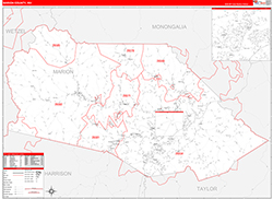 Red Line Map Example