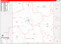 Red Line Map Example