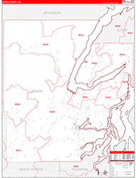 Red Line Map Example