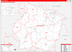 Red Line Map Example