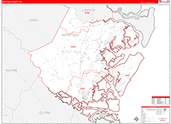 Red Line Map Example