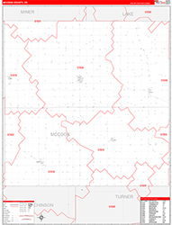 Mccook Red Line<br>Wall Map