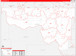 Mclean Red Line<br>Wall Map