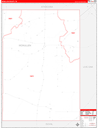 Mcmullen Red Line<br>Wall Map