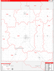 Mcpherson Red Line<br>Wall Map