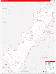 Red Line Map Example