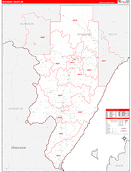 Red Line Map Example