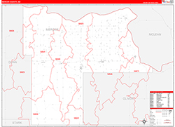 Red Line Map Example