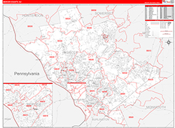 Red Line Map Example