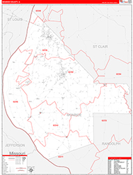 Red Line Map Example