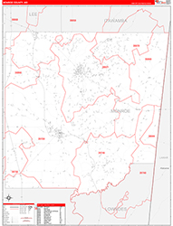 Red Line Map Example