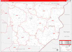 Red Line Map Example