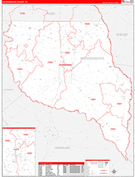 Red Line Map Example