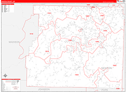 Red Line Map Example